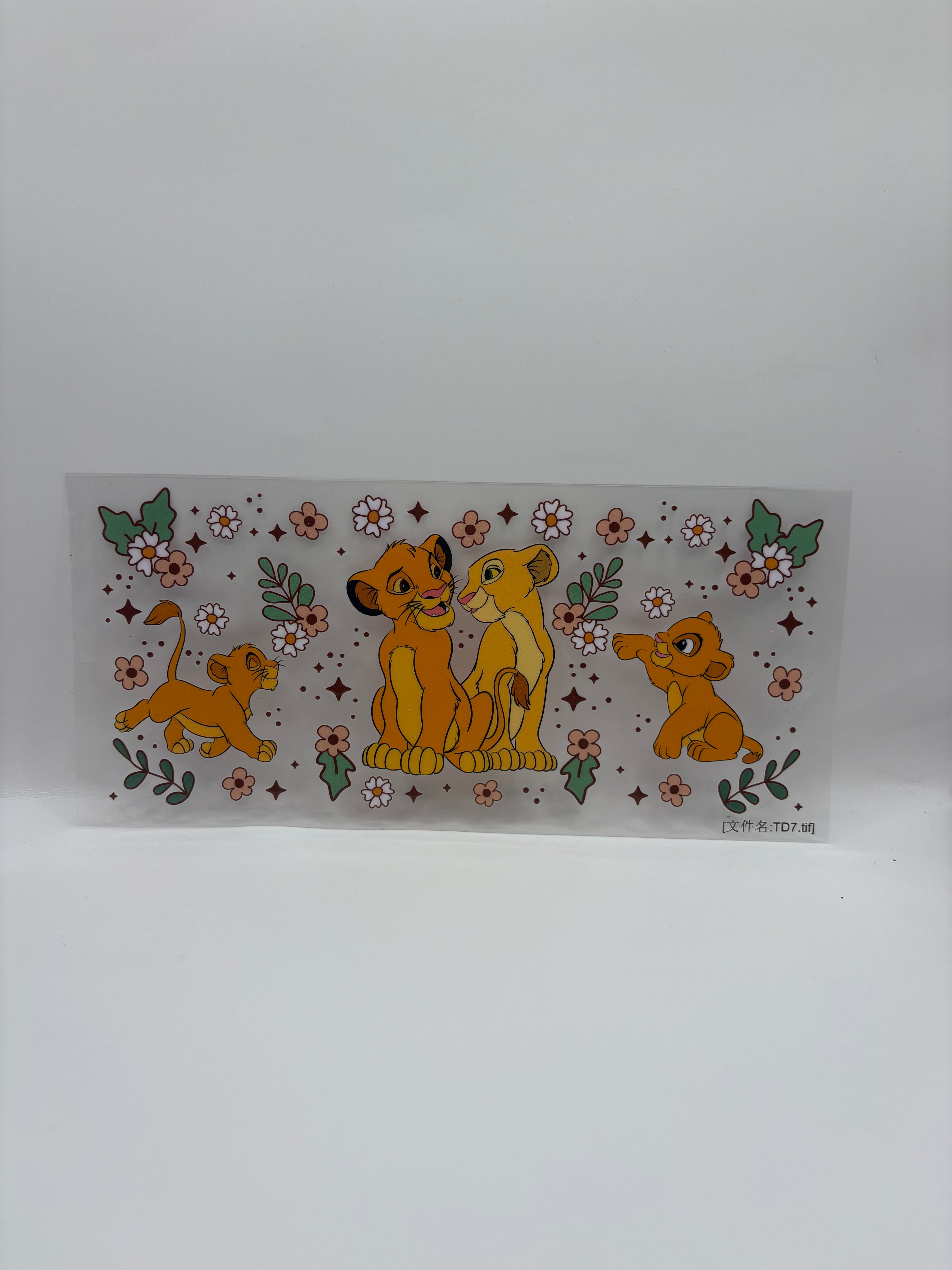 Verre paille Disney